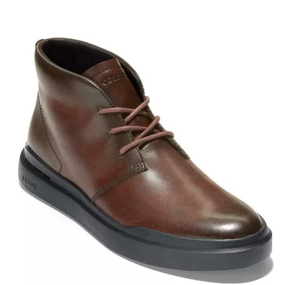 Cole Haan Other - Cole Haan Grand+ Pro Rally Chukka Boots Men's Brown Leather Sneakers | 12 NWOT